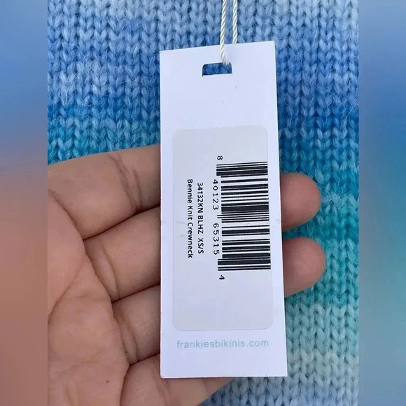 FRANKIES BIKINIS Bennie Oversized Knit Sweater S/XS - Picture 6 of 11